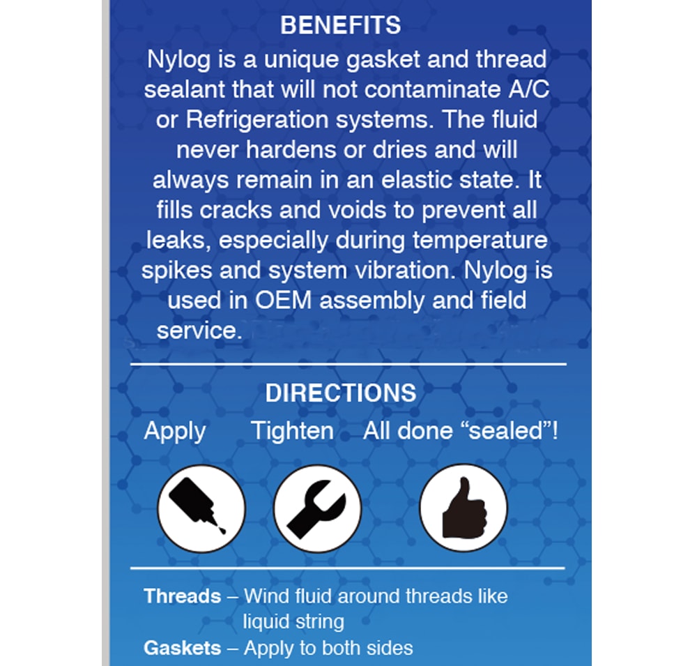 【NYLOG】美國冷媒銅管密封膠 防漏劑 止洩膏 耐漏 防漏 密封膠 潤滑劑 黏龍藍 (原裝進口)