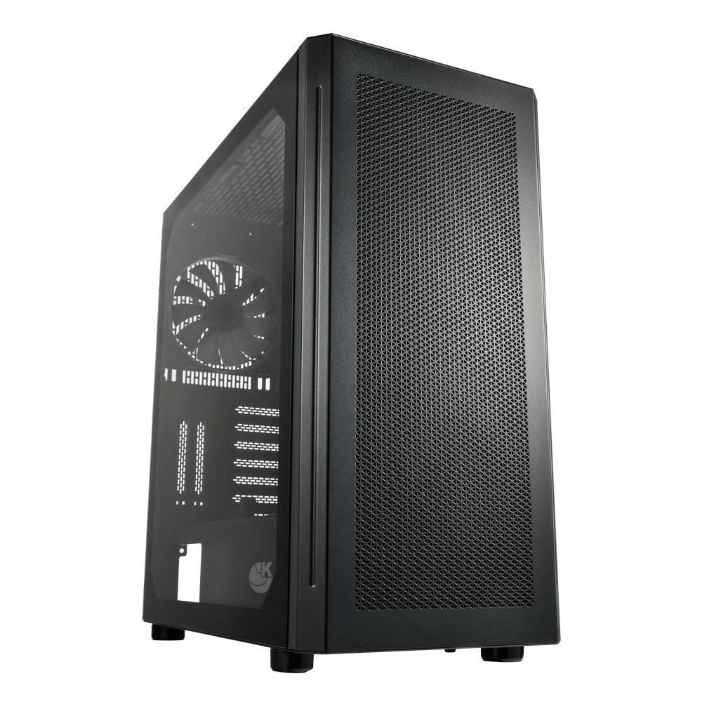 【Superchannel 視博通】LAI099(B) 機殼 黑/玻璃透側/E-ATX/Type-C/內建風扇前3後1/前面板鐵網