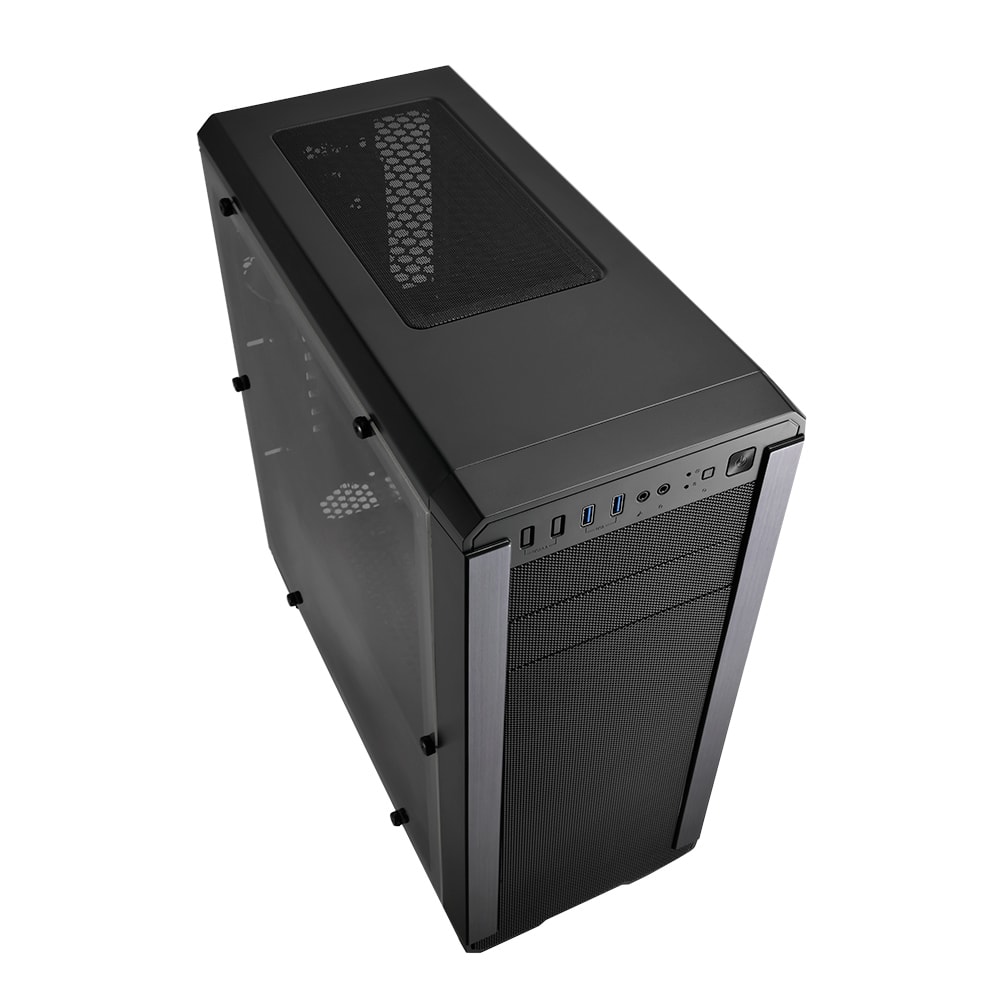 【Superchannel 視博通】SW200(B) 電腦機殼/黑/ATX/壓克力/顯卡長40cm/CPU高16.3cm