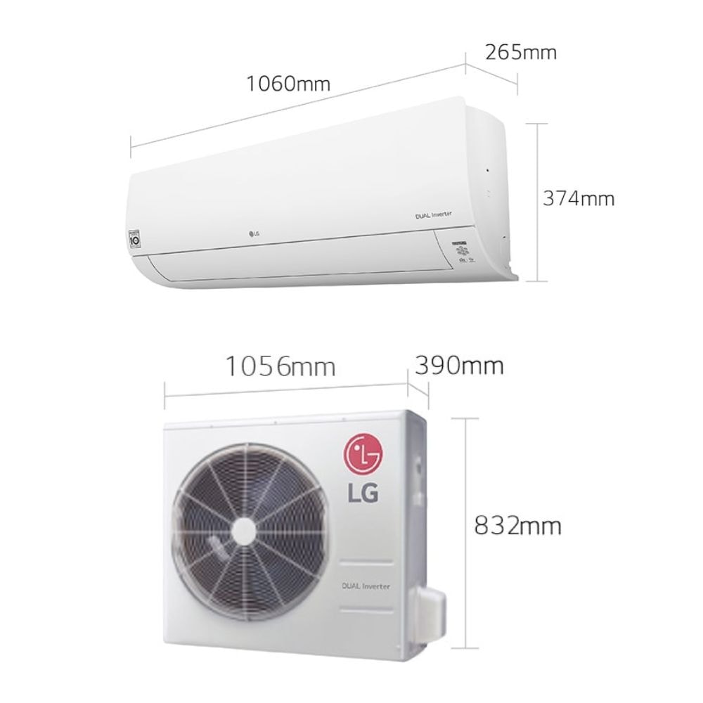 【LG 樂金】LS-71DHPM WiFi雙迴轉旗艦變頻冷暖清淨空調 LSU71DHPM+LSN71DHPM