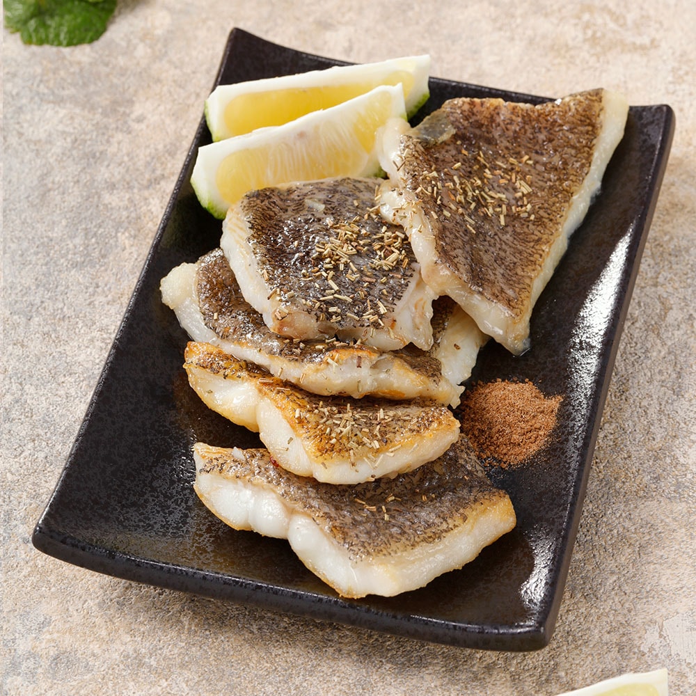 【華得水產】美國阿拉斯加生箭齒鰈魚尾巴500g/包