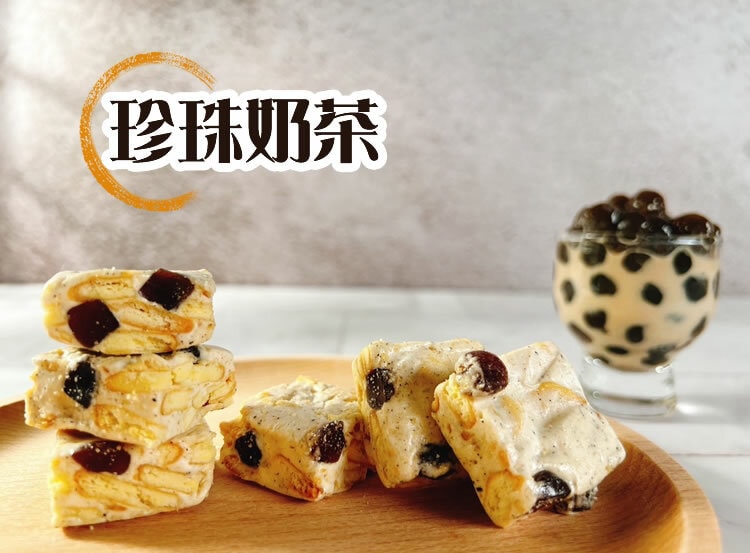 【披薩市】任選x6免運【披薩市】經典雪花酥雪Q餅_原味/草莓/珍奶口