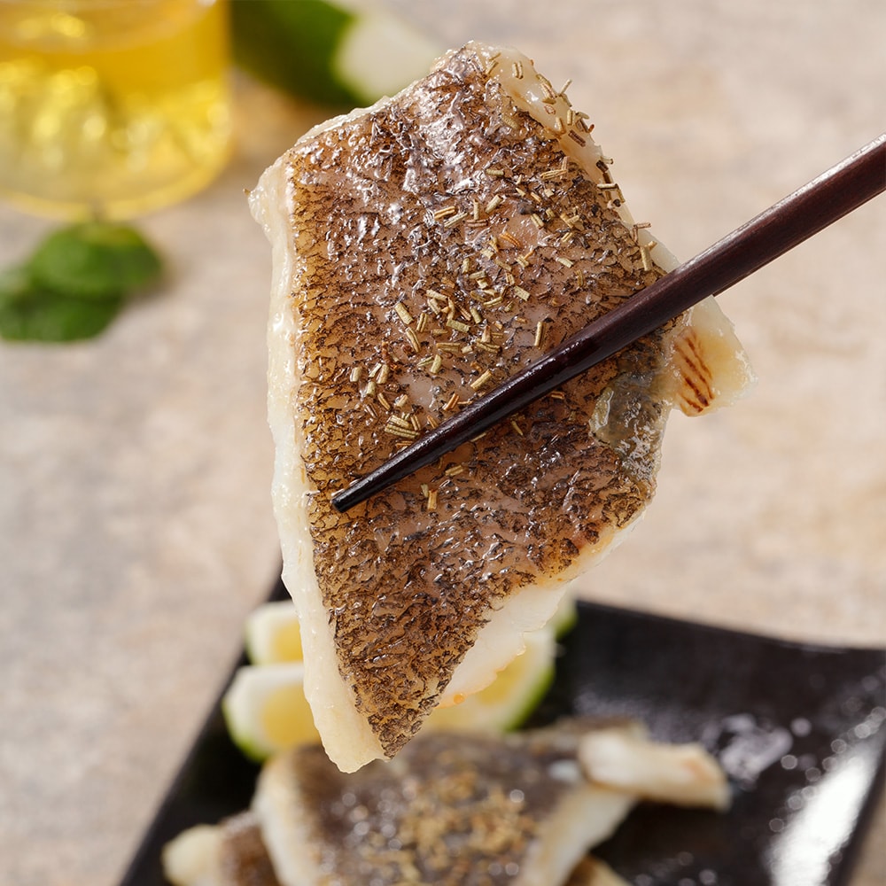 【華得水產】美國阿拉斯加生箭齒鰈魚尾巴500g/包