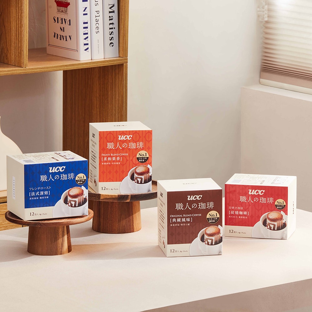 【UCC】職人系列濾掛式咖啡x6盒組(8g x12入)