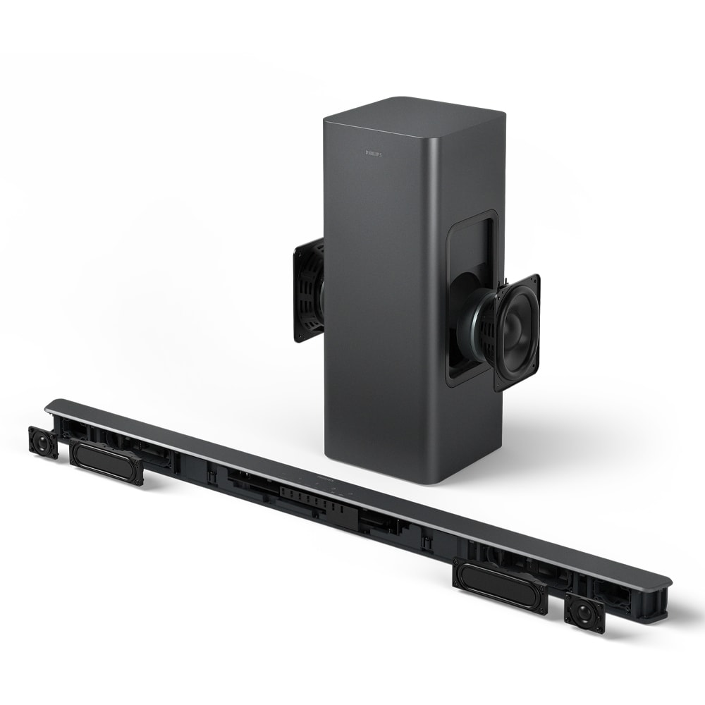 【Philips 飛利浦】TAB6309 2.1獨立聲道 無線重低音杜比 全景聲 聲霸 SoundBar (無安裝)