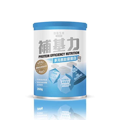 【台鹽生技】補基力 多元胜肽優蛋白 350g/罐 效期 2026.09.03