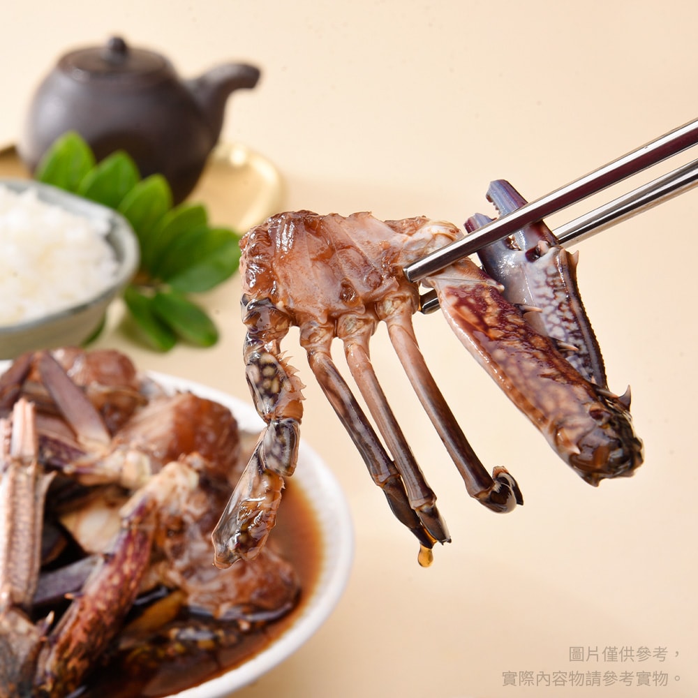 【永東水產】鮮嫩韓味醬蟹 x3盒(醃製/無腥味/海鮮/螃蟹/涼拌)