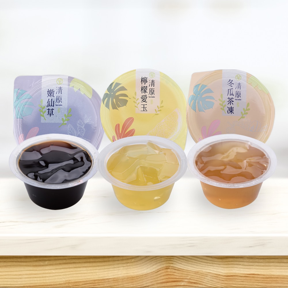 【清原】檸檬愛玉凍+冬瓜茶凍+嫩仙草 清涼一夏禮盒 9入組x2盒(伴手禮/禮盒/送禮)