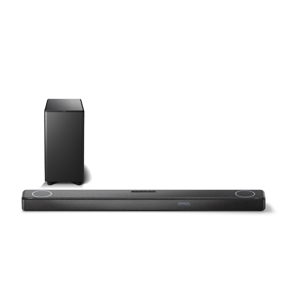 【Philips 飛利浦】TAFB1+TAFW1 Fidelio One 7.1.2頂級家庭劇院組 聲霸 SoundBar (無安裝)