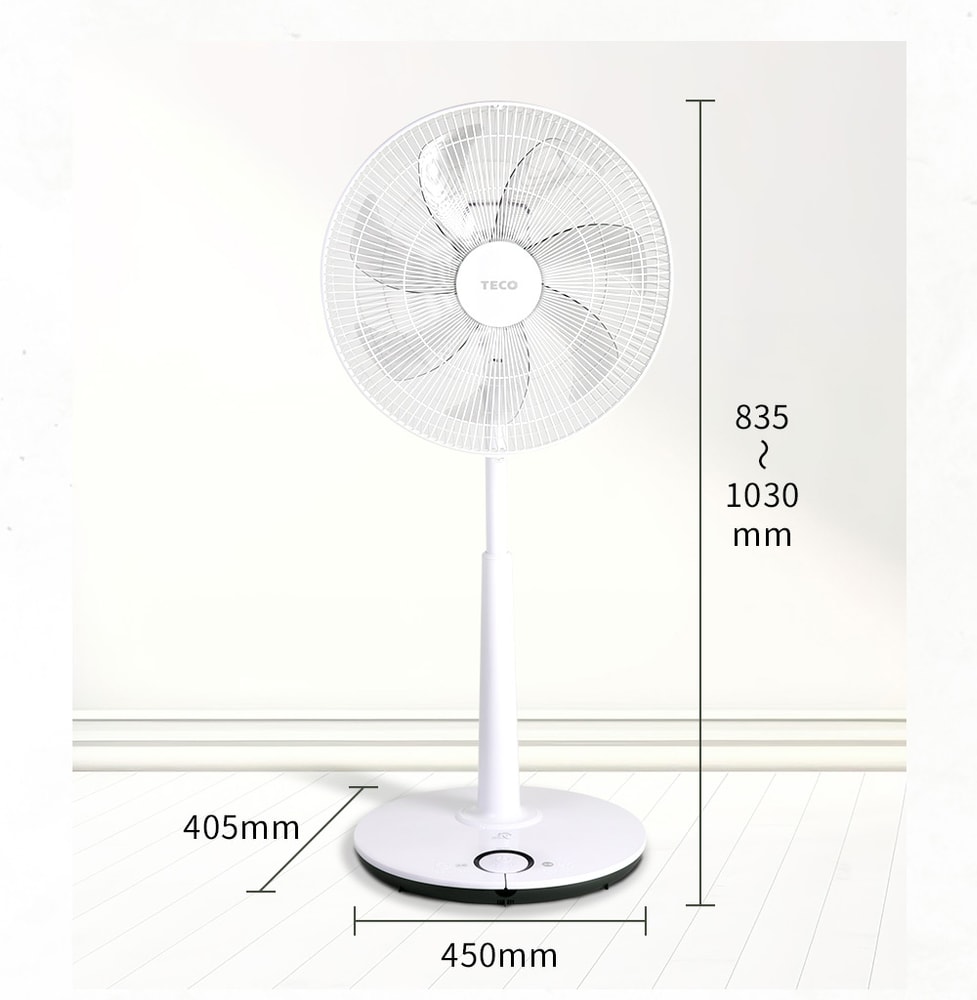 【TECO 東元】16吋 DC 馬達遙控立扇 XA1629BRD