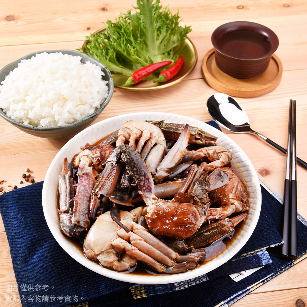 【永東水產】鮮嫩韓味醬蟹 x3盒(醃製/無腥味/海鮮/螃蟹/涼拌)