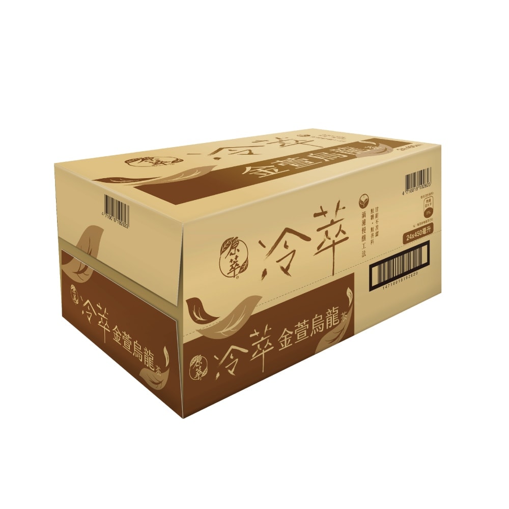 【原萃】冷萃 金萱烏龍茶 寶特瓶450ml(24入/箱)(無糖) x2箱