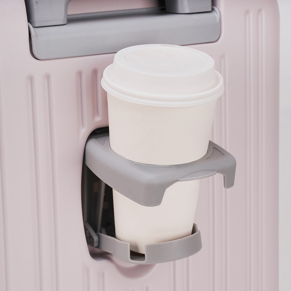 【DISEGNO】20吋簡約上掀式前開拉鍊行李箱