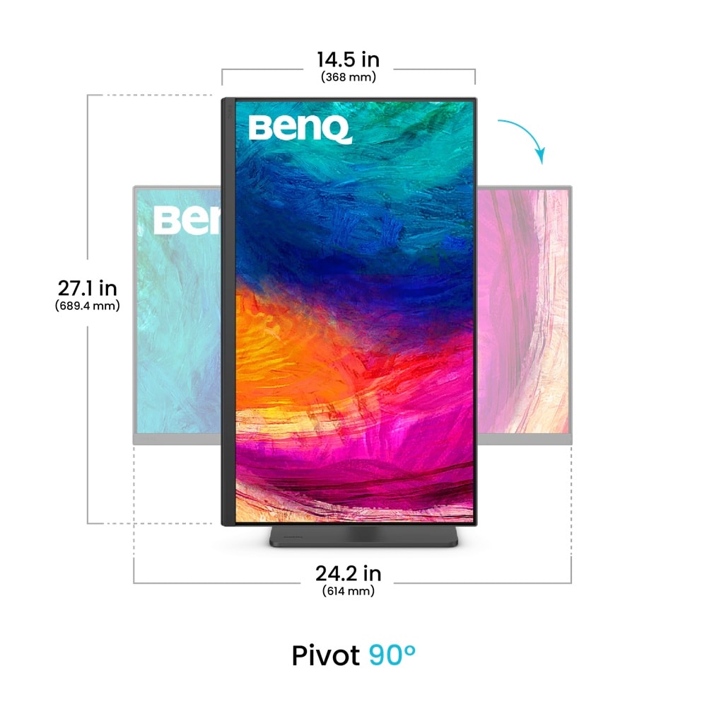 【BenQ】PD2706QN 2K 專業設計繪圖螢幕 (27型/2K/HDMI/DP/Type-C/IPS/內建喇叭)