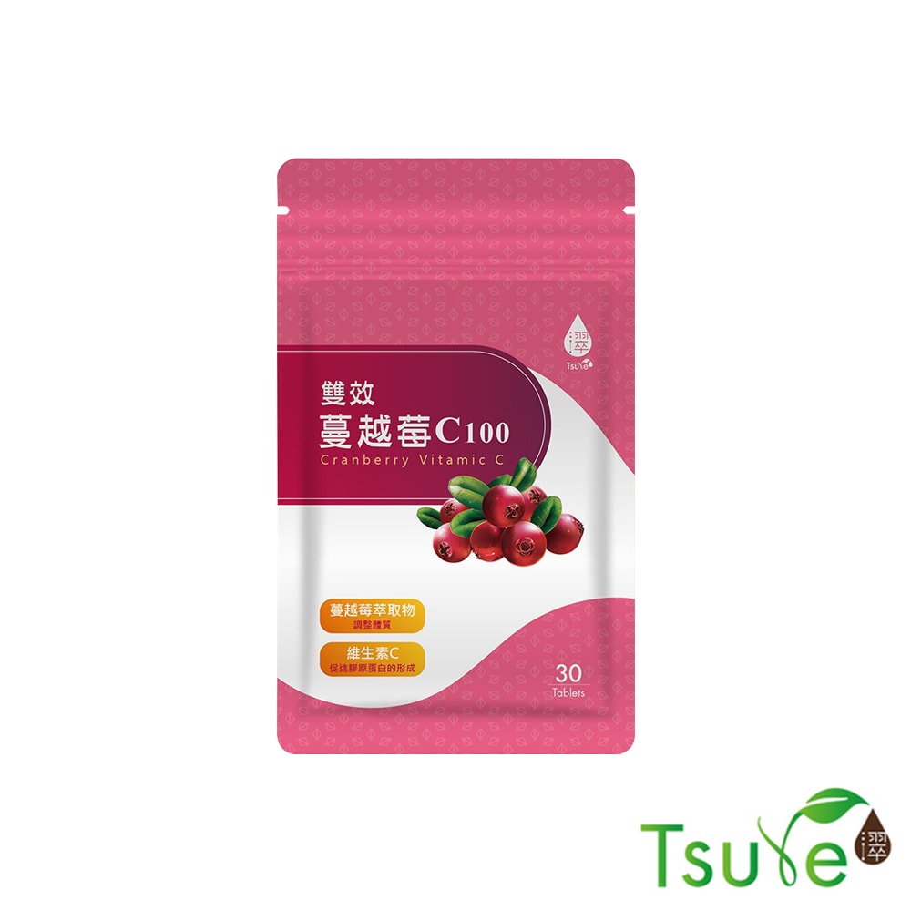 【Tsuie 日濢】蔓越莓C100 30錠/包