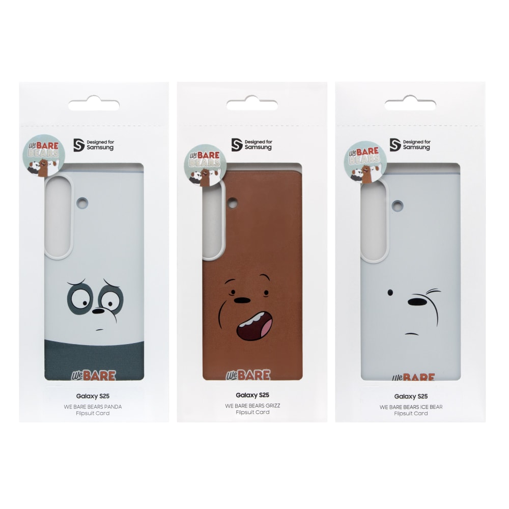 【Samsung 三星】原廠 Galaxy S25 We Bare Bears 主題式感應卡 (GP-TOS931)