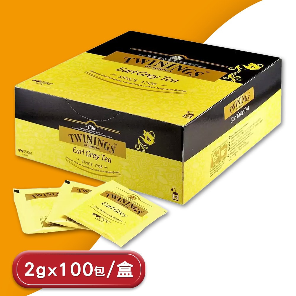 【Twinings 唐寧茶】皇家伯爵茶(2gx100入x1盒)