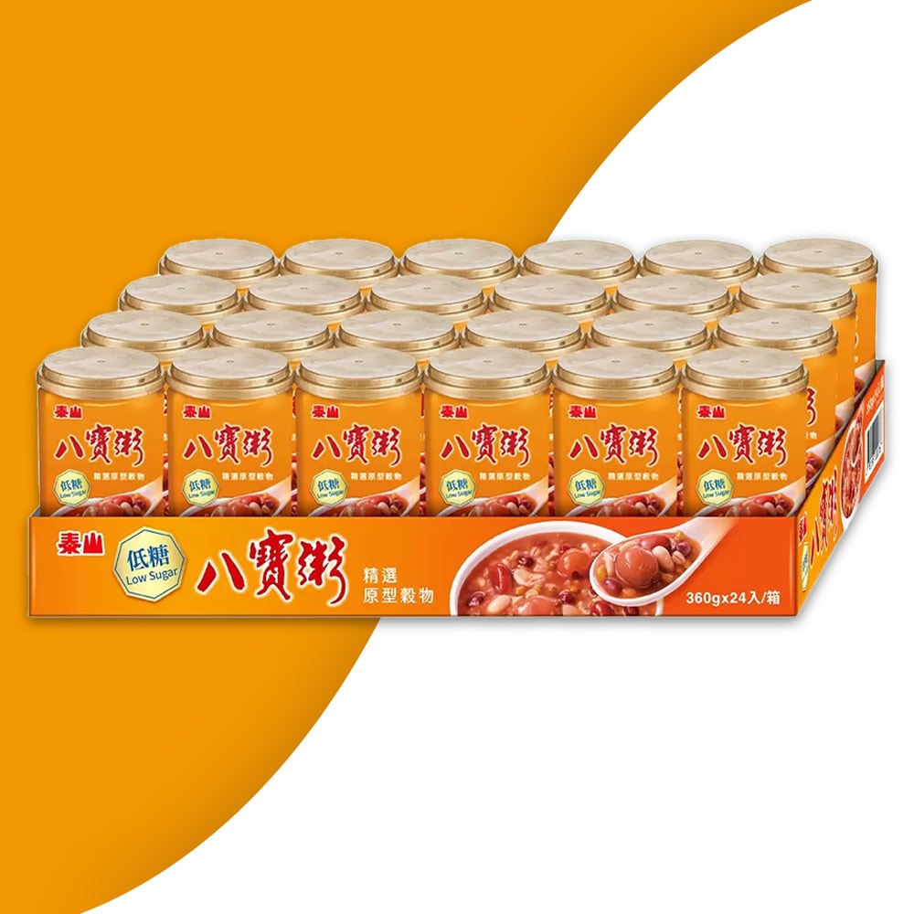 【泰山】泰山 低糖八寶粥360克 X 24入/箱