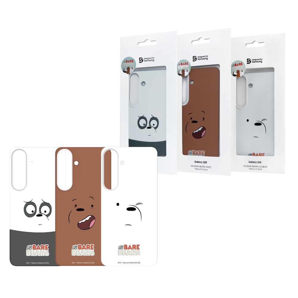 【Samsung 三星】原廠 Galaxy S25 We Bare Bears 主題式感應卡 (GP-TOS931)
