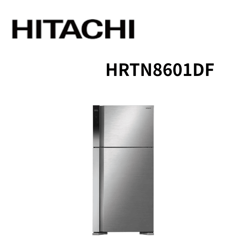 【HITACHI 日立】HRTN8601DF-BSLTW 570公升 變頻雙門冰箱 (含基本安裝)