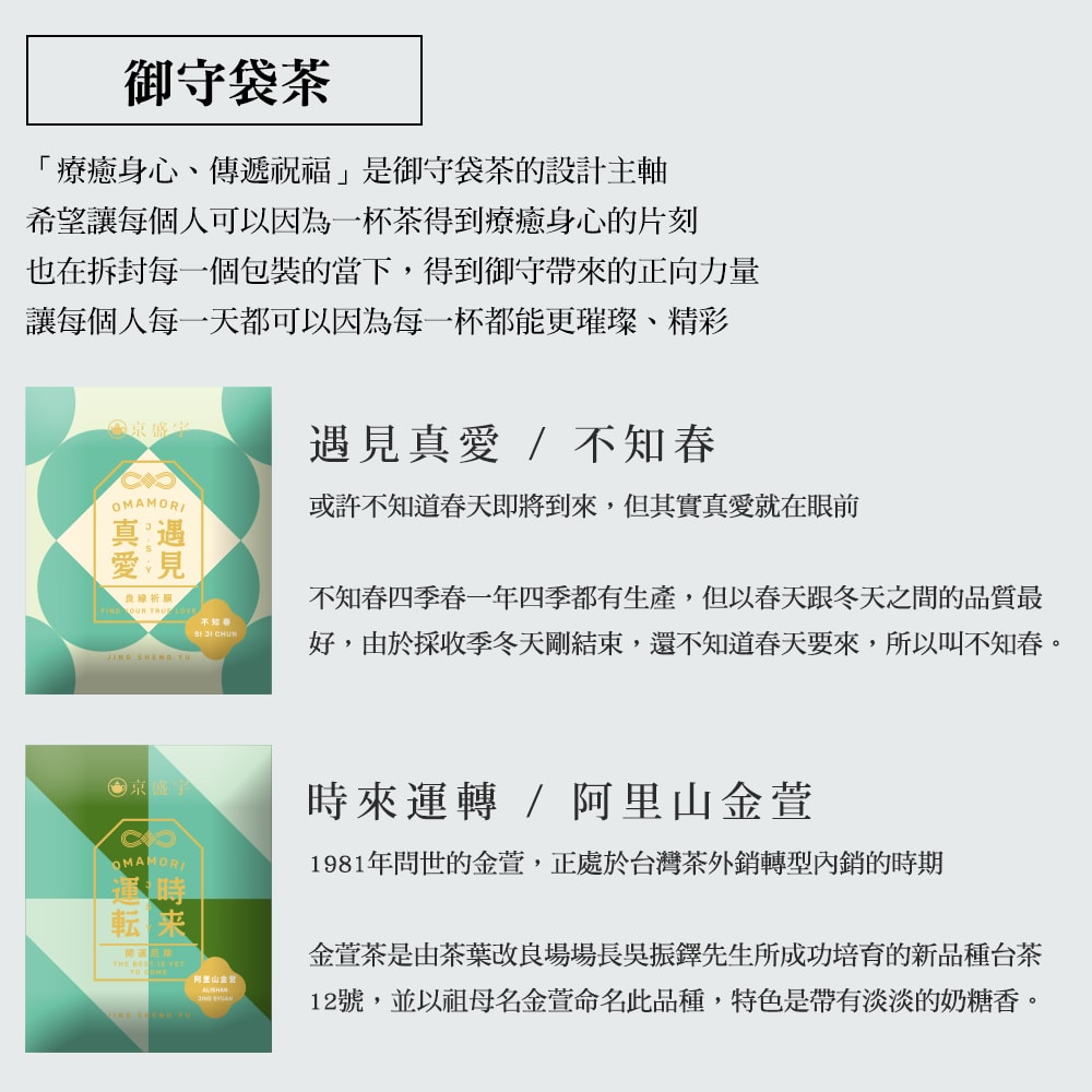 【Jing Sheng Yu 京盛宇】十全十美御守袋茶禮盒-10入茶包(棒球限定版｜十款好茶與祝福｜伴手禮)