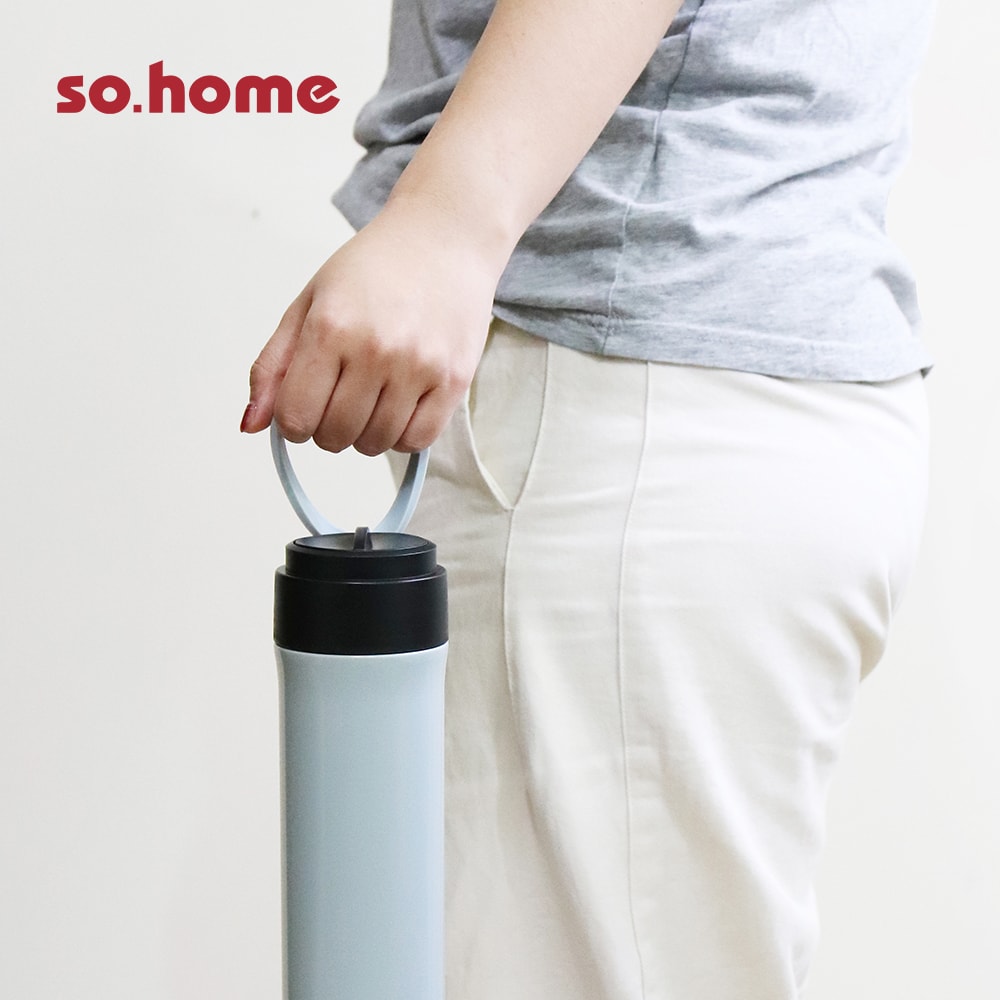 【so.home】雙層304不鏽鋼玻璃內膽保溫瓶-顏色可選(二入組)