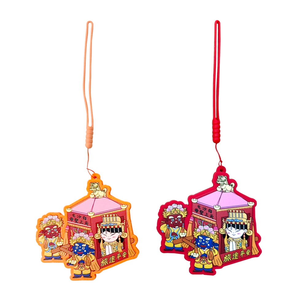 【花太太】【花太太x白沙屯媽祖】粉紅超跑造型 行李箱吊牌