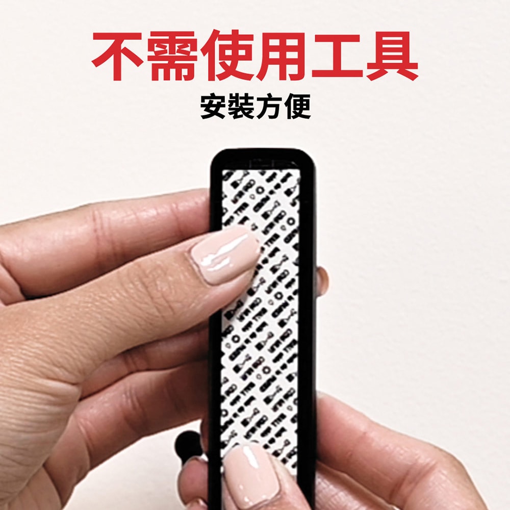 【3M】BATH36 無痕金屬防水大型雙鉤-不鏽鋼色