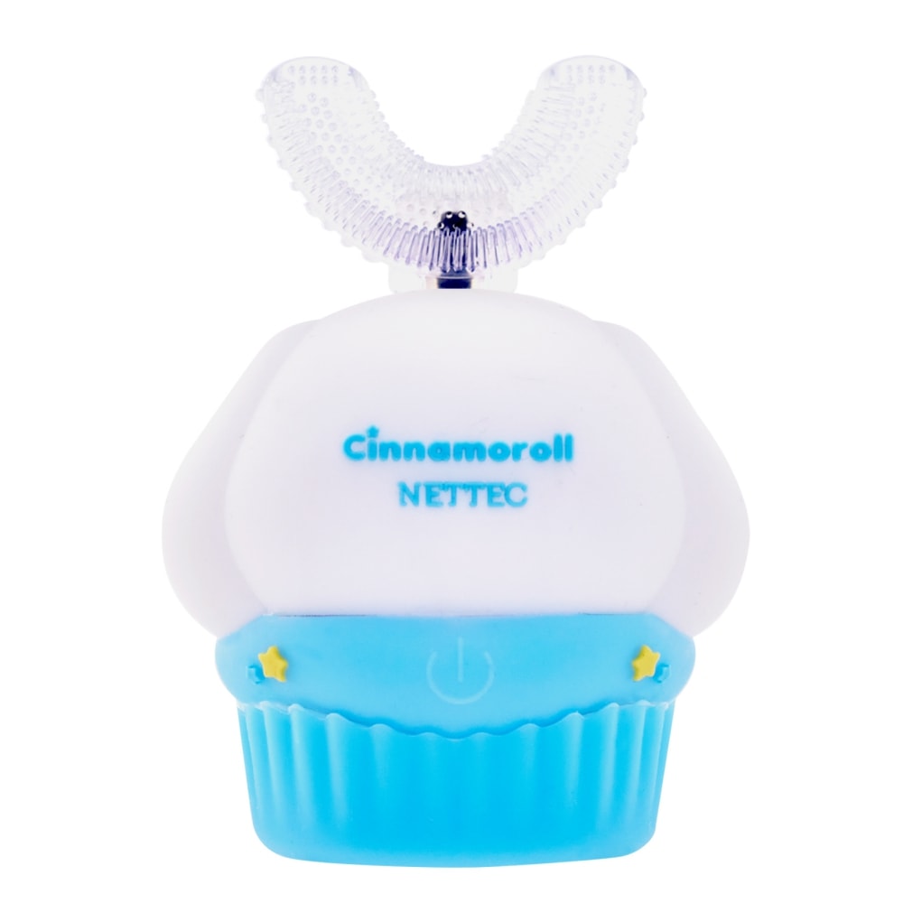【優樂】三麗鷗 兒童U型電動牙刷 Cinnamoroll 大耳狗 (附超細軟萬毛刷頭+U型刷頭)