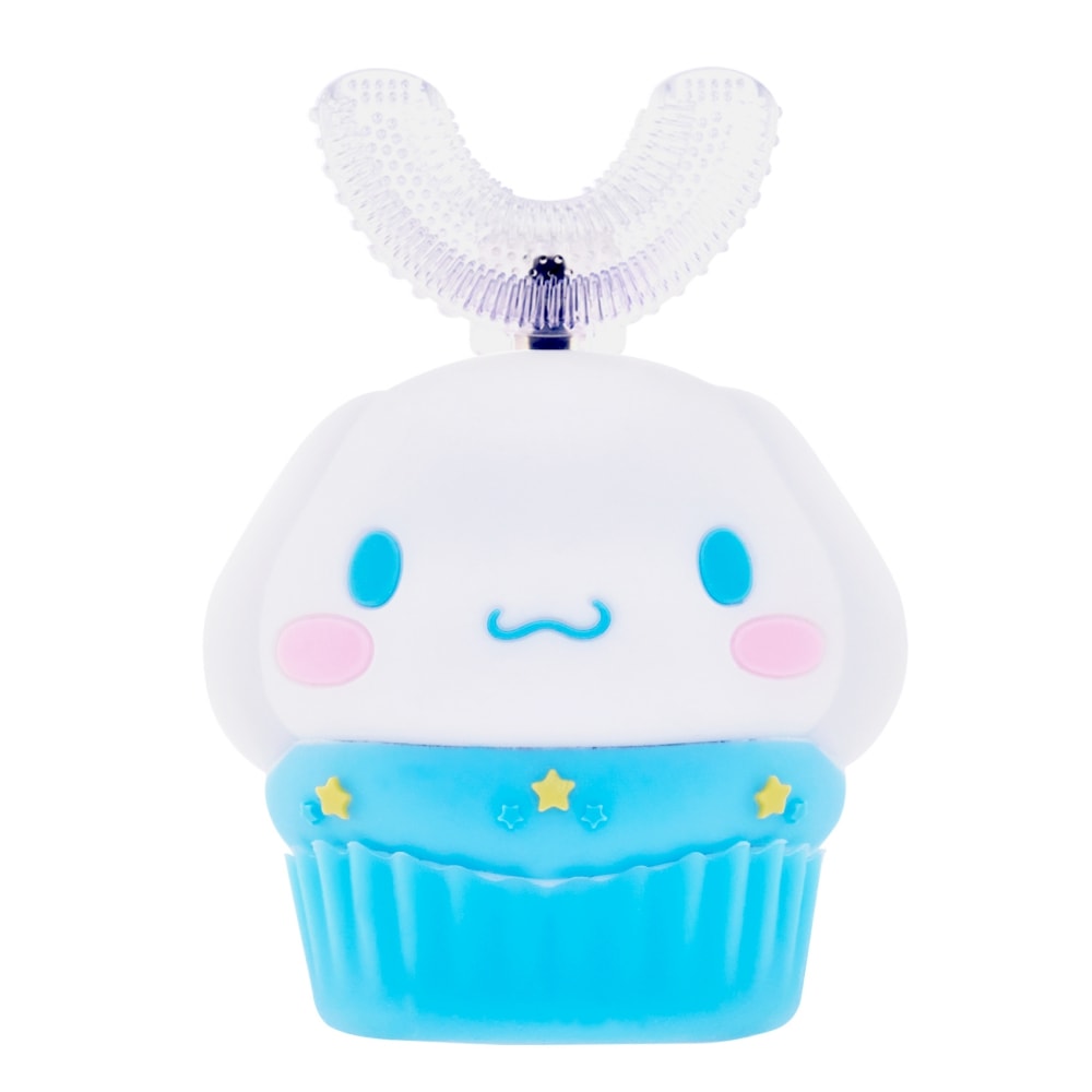 【優樂】三麗鷗 兒童U型電動牙刷 Cinnamoroll 大耳狗 (附超細軟萬毛刷頭+U型刷頭)