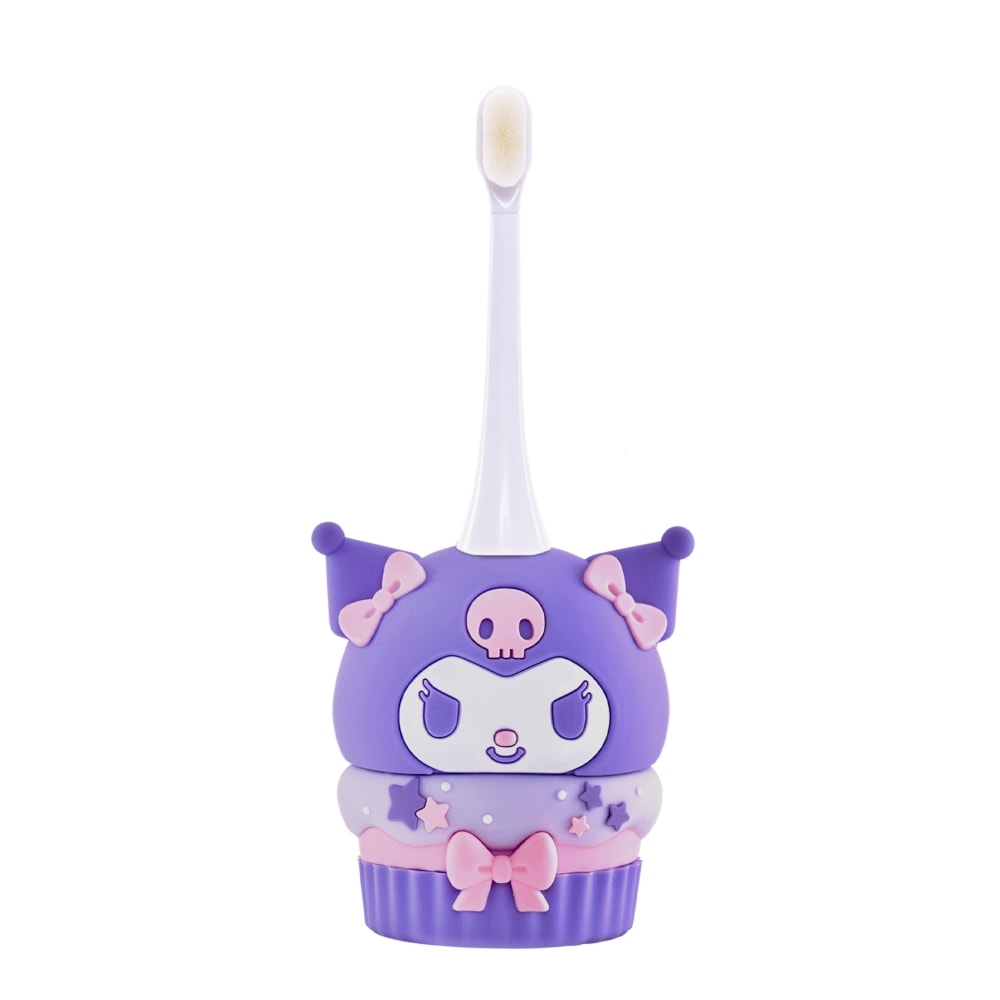 【優樂】三麗鷗 兒童U型電動牙刷 Kuromi 酷洛米 (附超細軟萬毛刷頭+U型刷頭)
