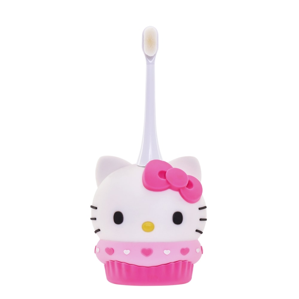 【優樂】三麗鷗 兒童U型電動牙刷 Hello Kitty 凱蒂 (附超細軟萬毛刷頭+U型刷頭)