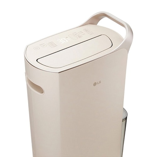 【LG 樂金】Puricare™ 雙變頻除濕機 - 19公升｜Objet Collection® (奶茶棕) MD191QCE0