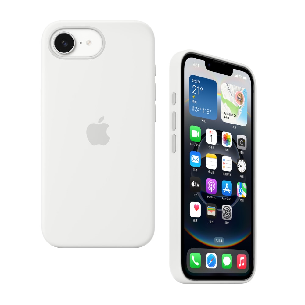 【Apple】原廠 iPhone 16e 矽膠保護殼 (台灣公司貨)