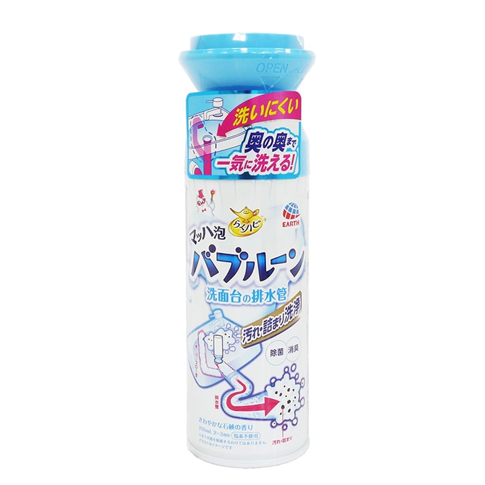 【日本Earth地球製藥】排水管泡沫清潔劑(200ml)