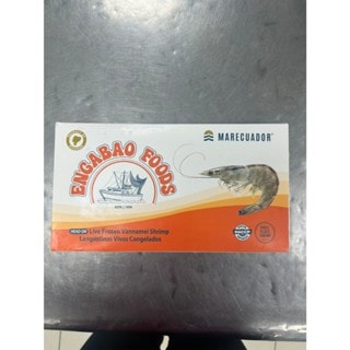 【好想你生鮮】活凍南美白蝦 (810g±10%/盒)(包冰20%)