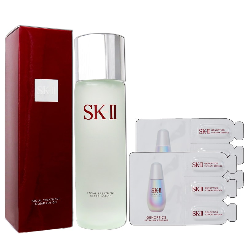 【SK-II】亮採化妝水230ml (國際航空版) (贈光蘊臻採煥亮精華 0.7mlx3 x2)