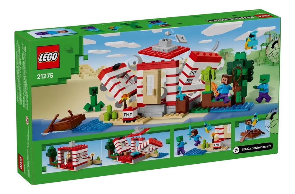 【LEGO 樂高】磚星球〡 21275 當個創世神 炸藥叢林屋 The TNT Jungle House