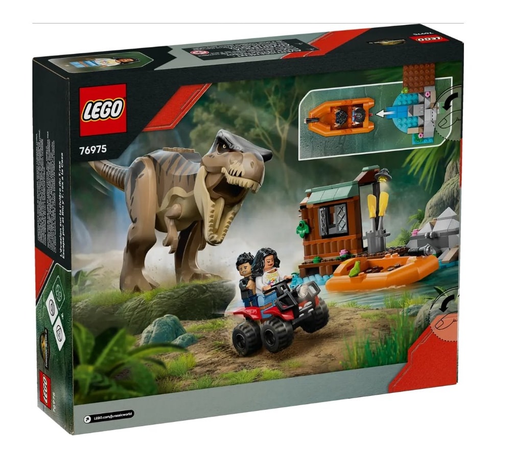 【LEGO 樂高】磚星球〡 76975 侏儸紀世界 逃離暴龍河川大冒險 T. rex River Escape