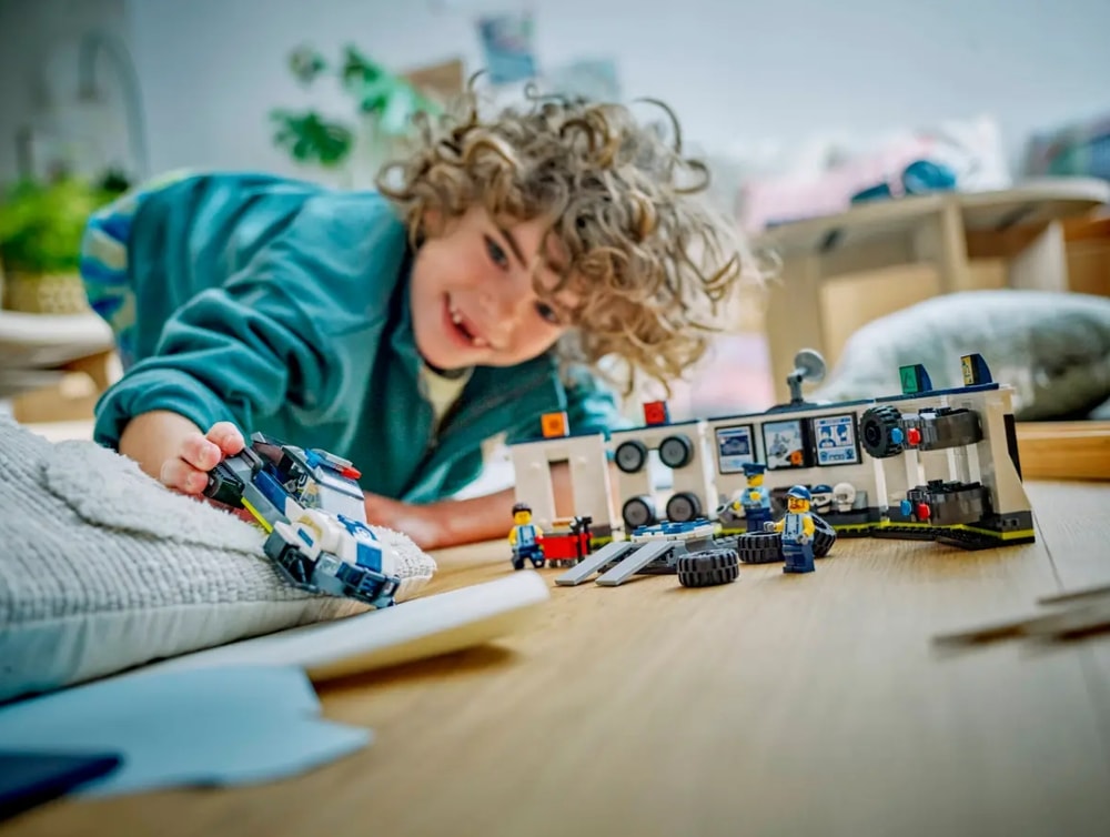 【LEGO 樂高】磚星球〡 60457 城市系列 客製化警車車庫 Custom Police Car Garage