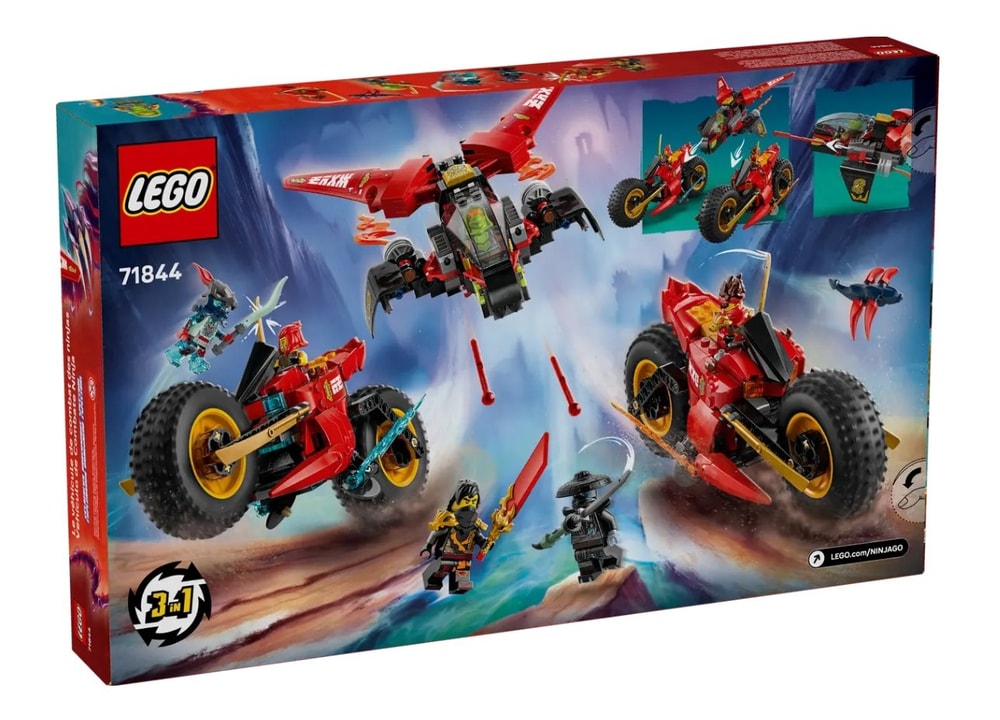 【LEGO 樂高】磚星球〡 71844 旋風忍者 忍者戰鬥車 Ninja Combat Vehicle