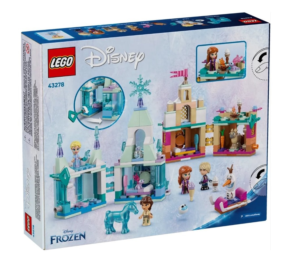 【LEGO 樂高】磚星球〡 43278 迪士尼系列 迷你艾倫戴爾城堡和艾莎的冰雪宮殿 Mini Arendelle Castle & Elsa's Ice Palace
