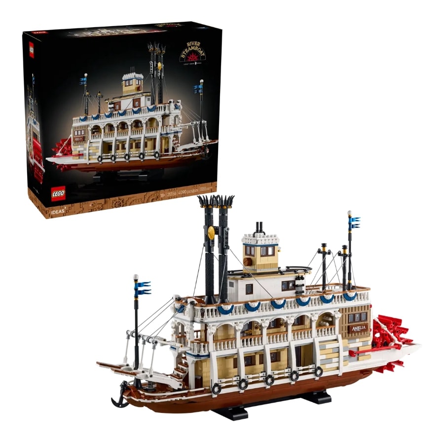 【LEGO 樂高】磚星球〡 21356 IDEAS 河上汽船 River Steamboat