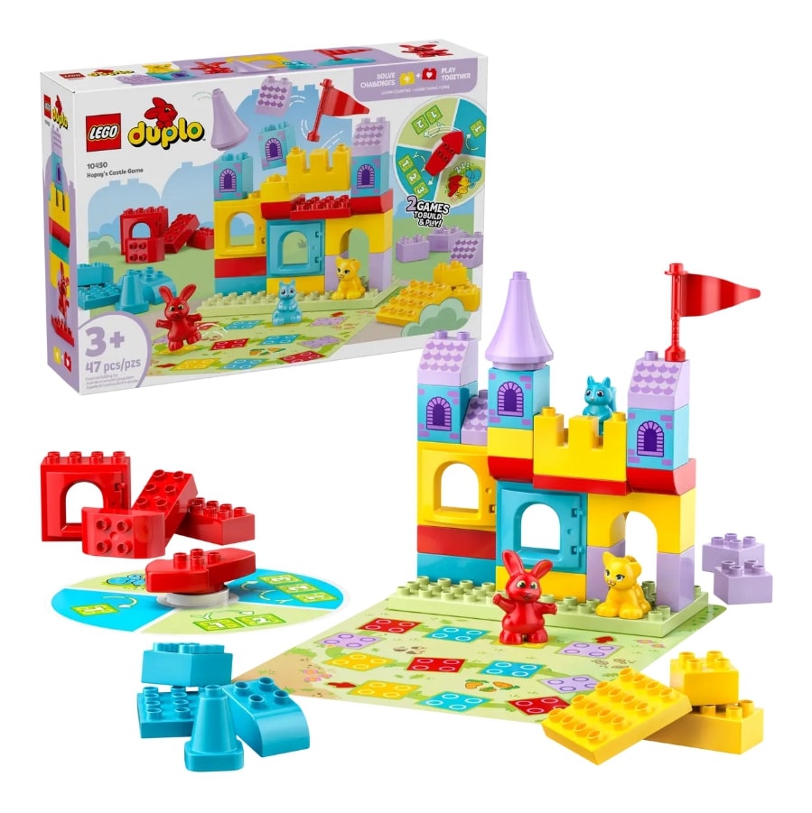 【LEGO 樂高】磚星球〡 10450 得寶系列 哈西的城堡遊戲 Hopsy's Castle Game