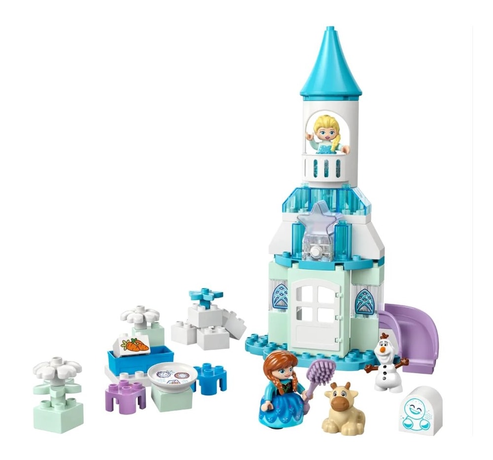 【LEGO 樂高】磚星球〡 10455 得寶系列 安娜與艾莎的冰雪城堡派對 Anna and Elsa's Frozen Castle Party