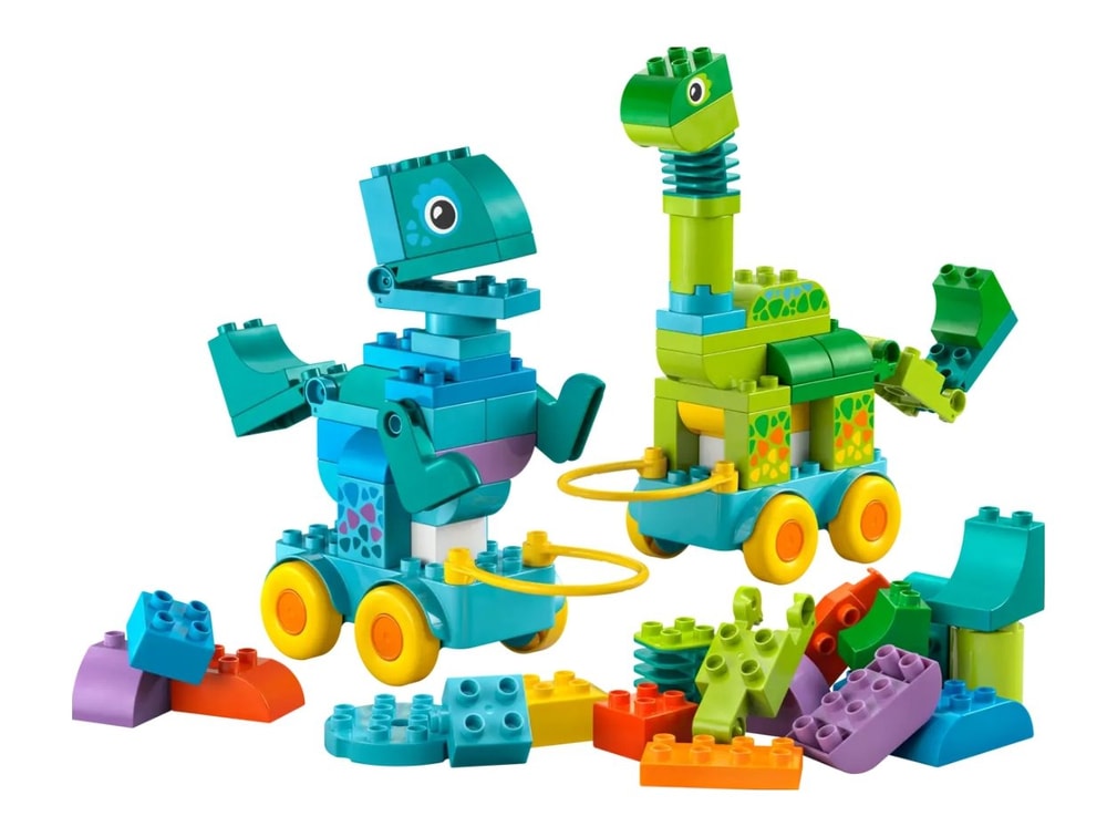 【LEGO 樂高】磚星球〡 10451 得寶系列 3 合 1 有輪恐龍 3in1 Dinosaurs on Wheels