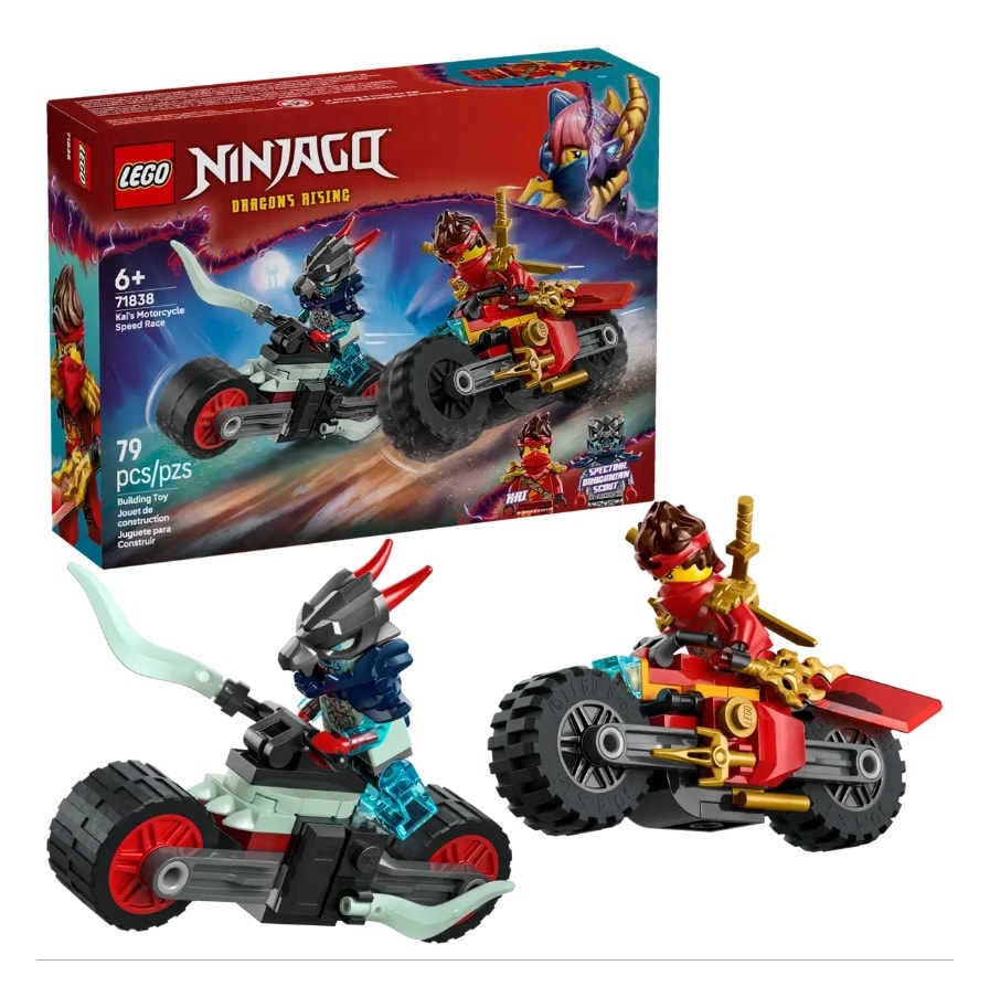 【LEGO 樂高】磚星球〡 71838 旋風忍者 赤地的摩托車競速戰 Kai's Motorcycle Speed Race