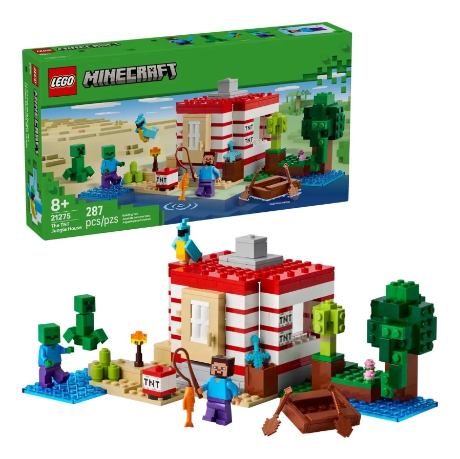 【LEGO 樂高】磚星球〡 21275 當個創世神 炸藥叢林屋 The TNT Jungle House