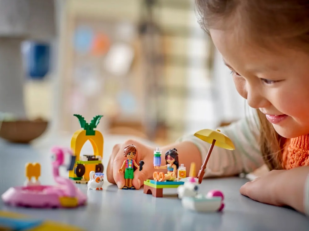 【LEGO 樂高】磚星球〡 42658 好朋友系列 獨角獸和紅鶴泳池派對 Unicorn & Flamingo Pool Party