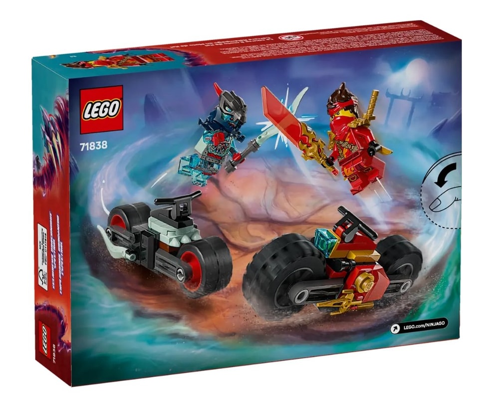 【LEGO 樂高】磚星球〡 71838 旋風忍者 赤地的摩托車競速戰 Kai's Motorcycle Speed Race